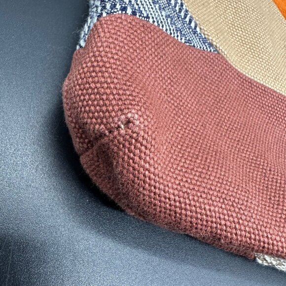 Fossil Patchwork Crossbody Purse Coin Pouch Wallet Vintage 90s Y2K Boho Leather - Picture 5 of 13